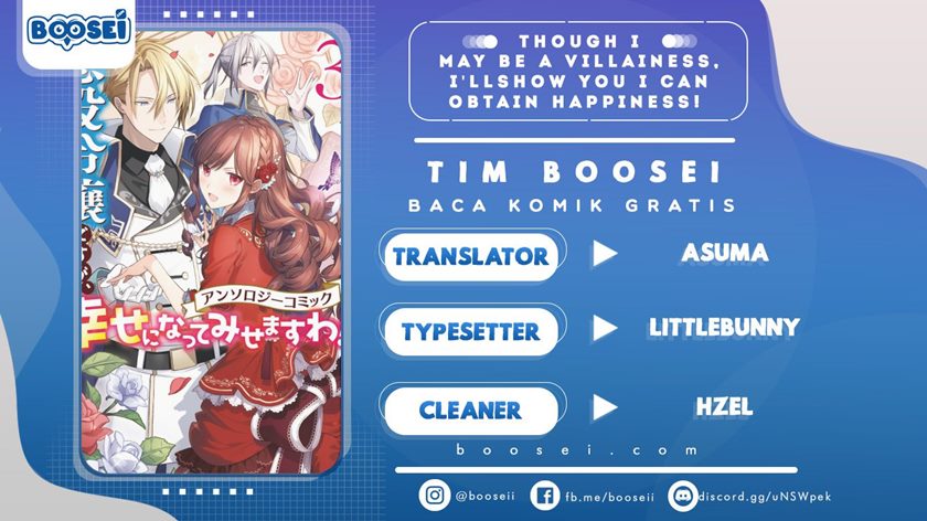Though I May Be a Villainess, I’ll Show You I Can Obtain Happiness! Chapter 05 Gambar 1
